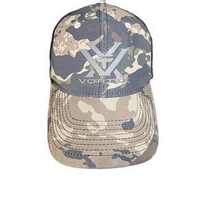 VORTEX  Ramble Route  Green Camo Trucker Style Cap Camouflage Logo Hat